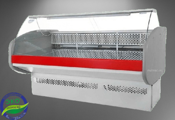 Витринный холодильник для мяса Ангара 180 -5+5