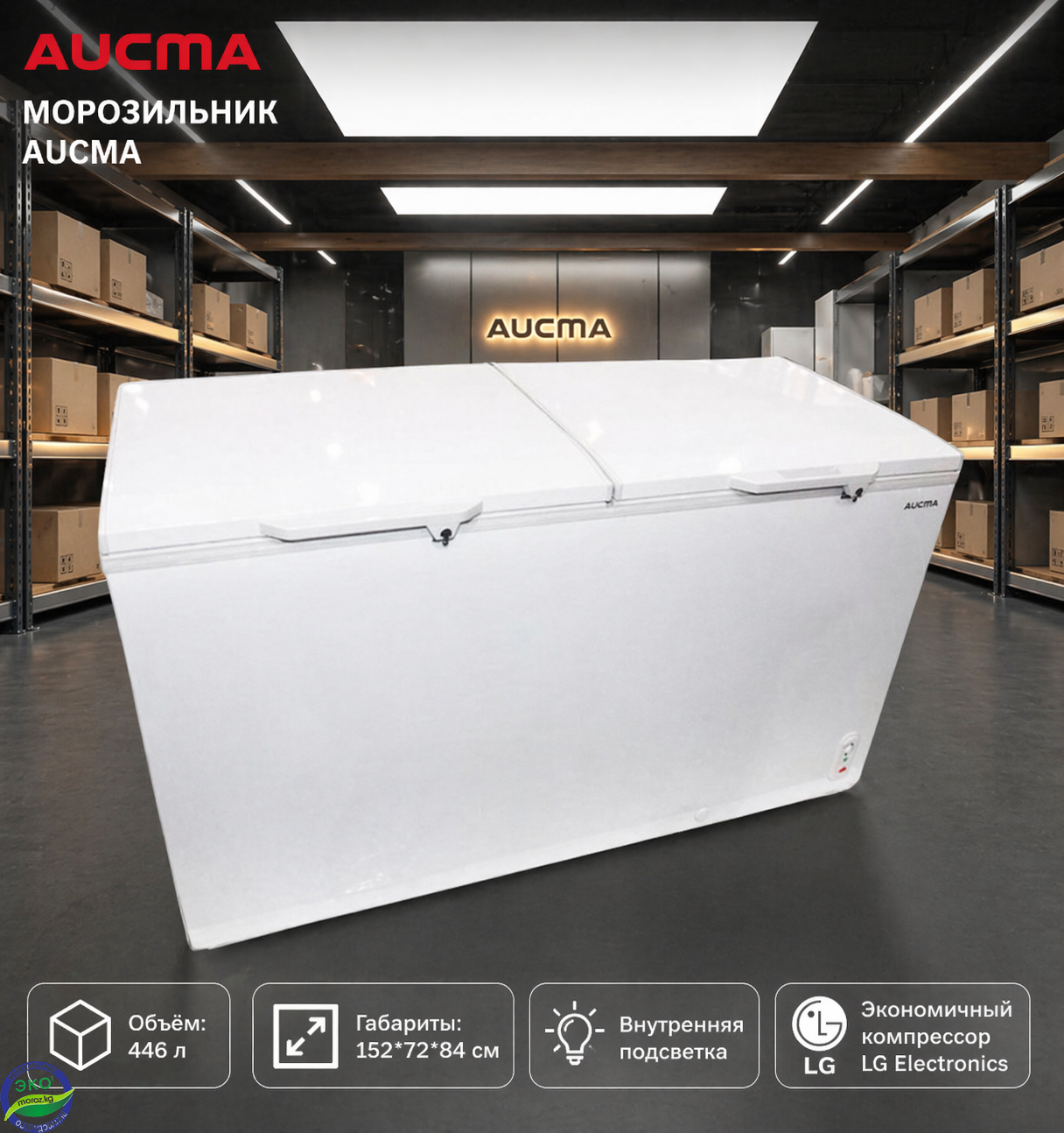 Морозильник AUCMA 446 Морозильник AUCMA 446