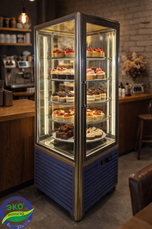 Витринный холодильник для десертов JOYE FG 418L-AL
