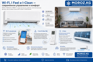 Wi-Fi, I Feel и I-Clean — современное управление и комфорт