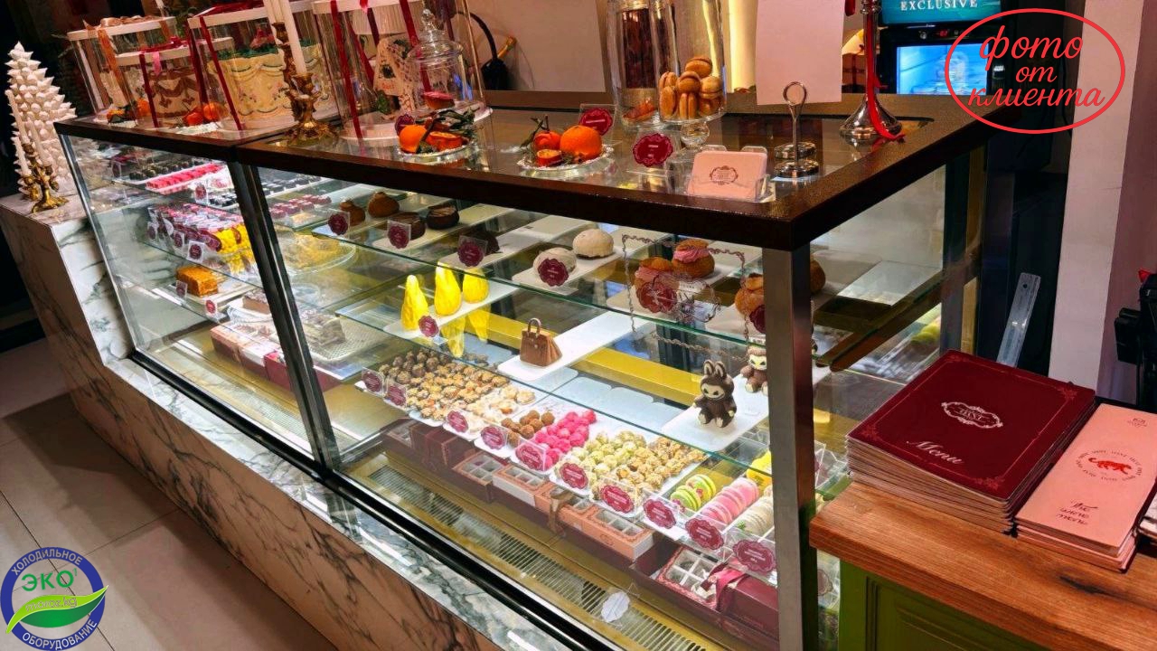 Витринный холодильник для десертов Ангара 130 КУБ Витринный холодильник для десертов Ангара 130 КУБ