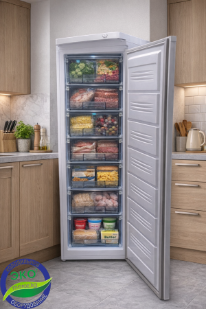 Вертикальный морозильник XINGX XFL238J