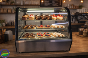 Настольный витринный холодильник AVEST XMD 0.7 ОВАЛ