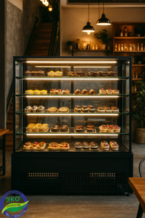 Витринный холодильник для десертов Ангара 150 КУБ XL