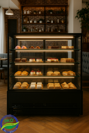 Витринный холодильник для десертов Ангара 130 КУБ XL