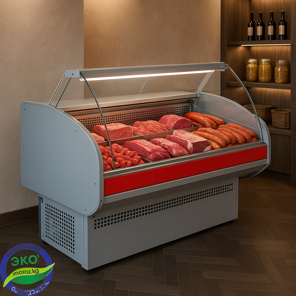 Витринный холодильник для мяса Ангара 150 К2 Витринный холодильник для мяса Ангара 150 К2