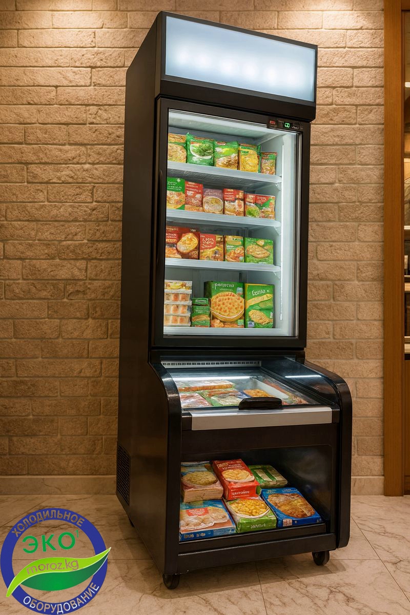 Вертикальный витринный морозильник AVEST ISD-678 A Вертикальный витринный морозильник AVEST ISD-678 A