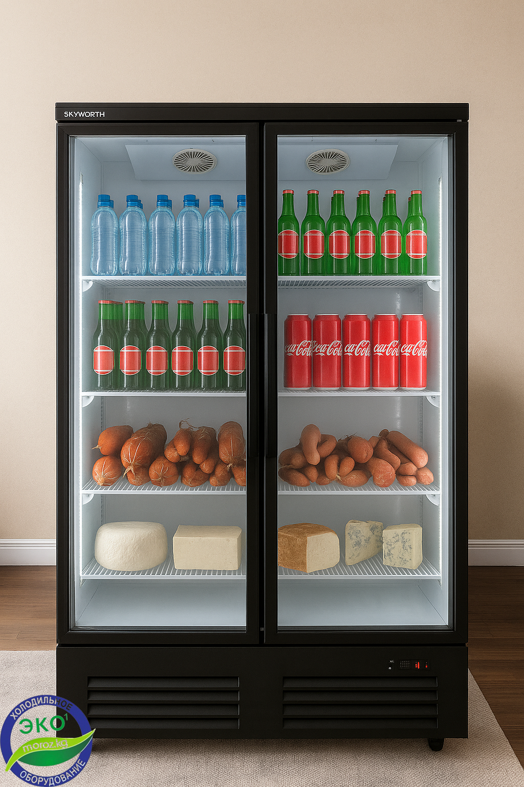 Витринный холодильник SKYWORTH LC-1200XF Витринный холодильник SKYWORTH LC-1200XF