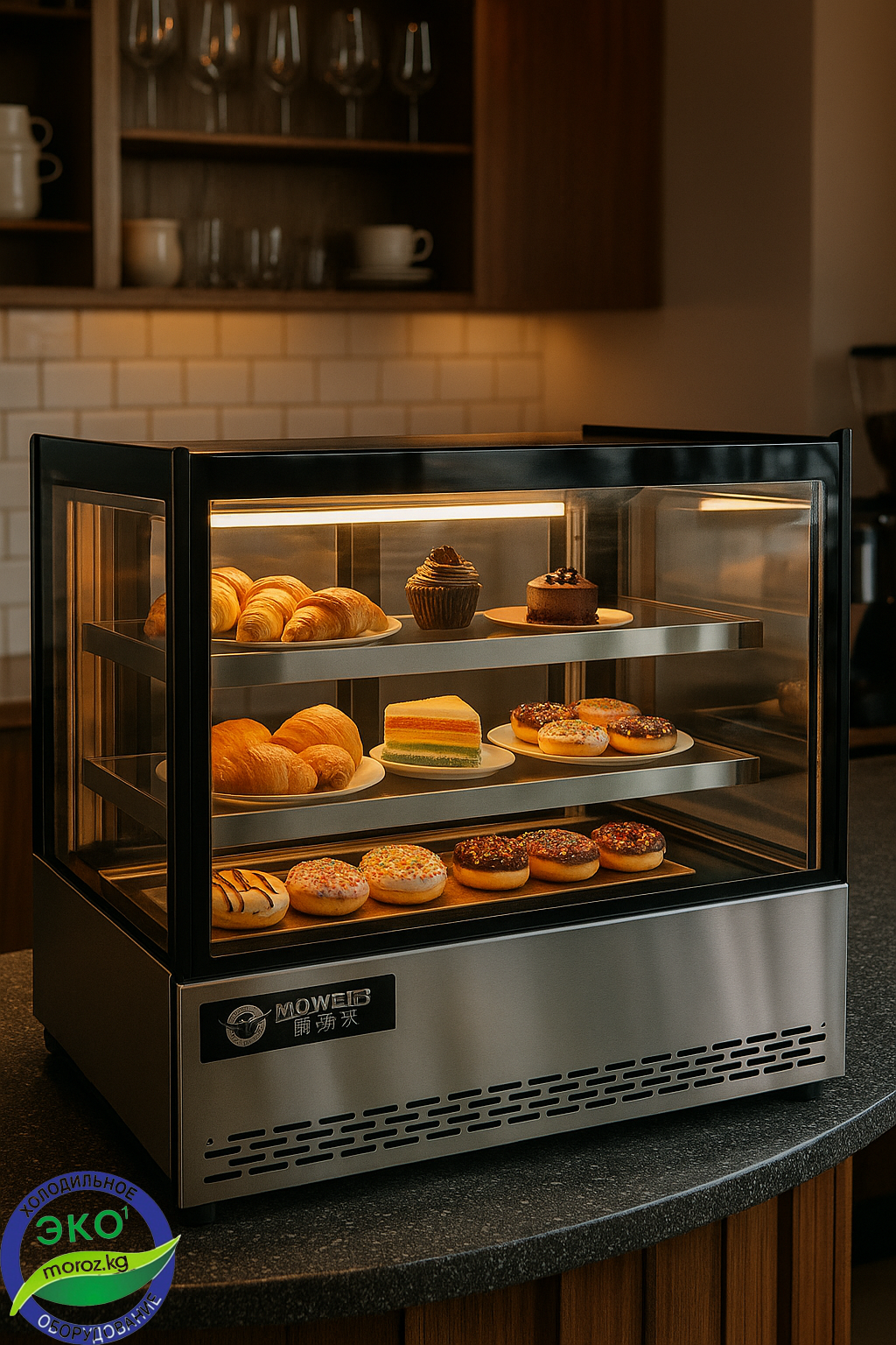 Настольный витринный холодильник Moweier TS-700 Настольный витринный холодильник Moweier TS-700