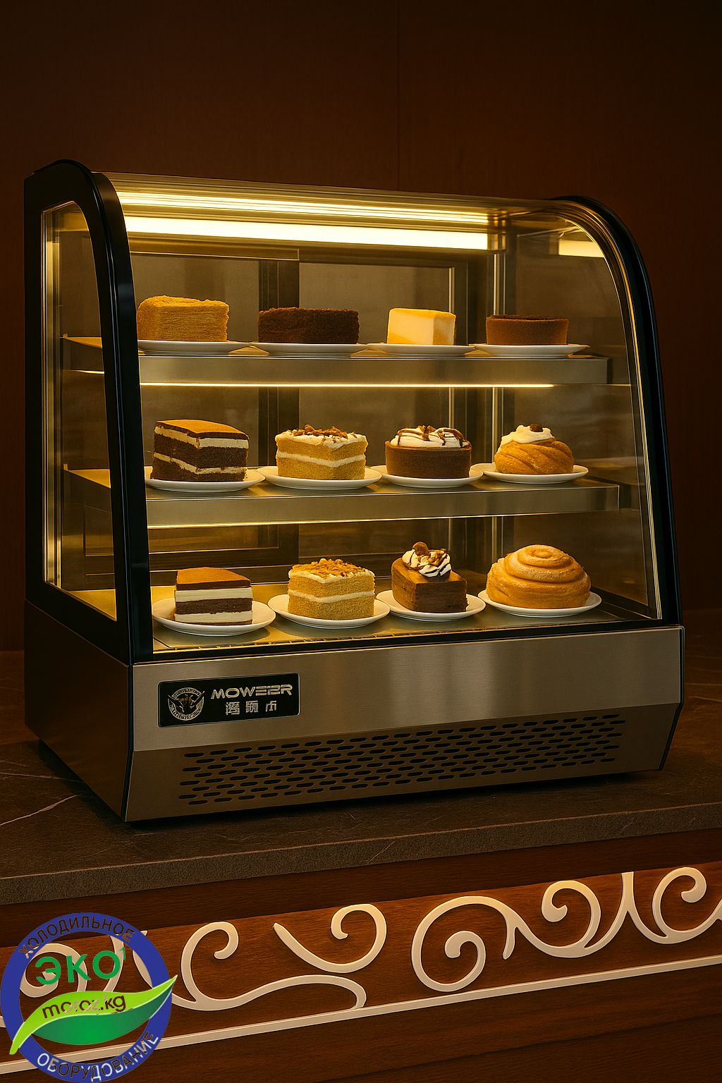 Настольный витринный холодильник Moweier TS-900R Настольный витринный холодильник Moweier TS-900R