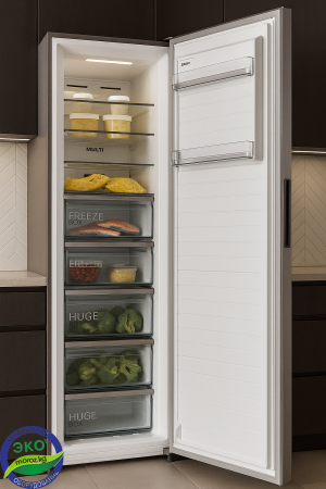 Вертикальный морозильник MIDEA MDRU385FZE46 Вертикальный морозильник MIDEA MDRU385FZE46