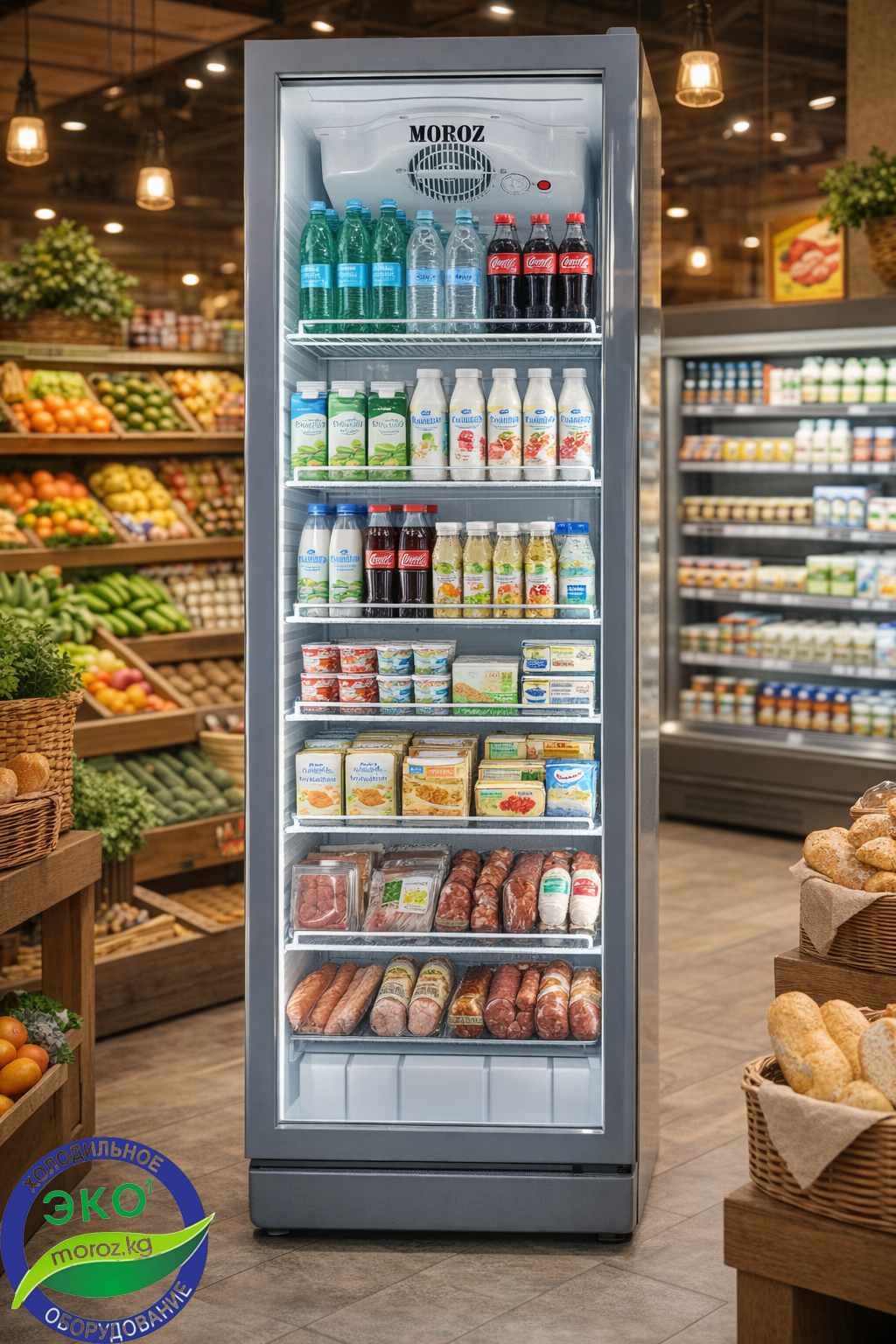 Витринный холодильник MOROZ SC 350 GWB Витринный холодильник MOROZ SC 350 GWB
